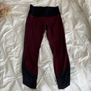 Lululemon High Waisted 7/8 Leggings